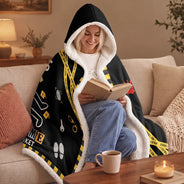 Gift For Yourself, Gift For Women, Gift For Men, Happy, Top Market - This Is My True Crime Watching Blanket - Personalized Wearable Hooded Blanket