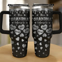 Gift For Grandma,Gift For Mother,Happy - This Mom Grandma Belongs To Heart Icon - Personalized Engraved 40oz Tumbler