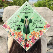 This Queen Finally Got Her Crown - Personalized Graduation Cap Topper