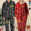 This Grandpa Grandma Belongs To Kids Pet - Personalized Long Pajamas Set