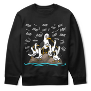 Gift For Husband,Gift For Father,Gift For Grandparents,Teacher,Non-Eng,Icon,Humorous - Tired Seagull And Kids Screaming - Personalized T Shirt