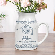 Graduation,Happy - Congrats Graduation - Personalized Ceramic Flower Vase