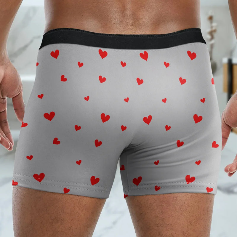 Gift For Couples,Old Couples,Gift For Husband,Gift For Wife,Gift For Boyfriend,Gift For Girlfriend,Love,Custom Photo - To Do List Romantic Couple - Personalized Men's Boxer Briefs