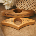 Gift For Couples,Gift For Husband,Gift For Wife,Gift For Boyfriend,Gift For Girlfriend,Reading,Happy - To Many More Chapter Together Couple Bookish Gift - Personalized Book Page Holder