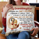Gift For Grandma,Grandma - Grandkids - To My Granddaughter - Personalized Pillow