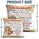 Gift For Grandma,Grandma - Grandkids - To My Granddaughter - Personalized Pillow