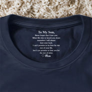 Dad - Sons,Gift For Son,Mom - Sons,Gift For Daughter,Dad - Daughters (Adult),Dad - Daughters (Young),Mom - Daughters (Adult),Mom - Daughters (Young),Grandpa - Grandkids,Grandma - Grandkids,Gift For Grandkids,Happy,Top Market - To My Son Daughter Never Forget That I Love You - Personalized T Shirt