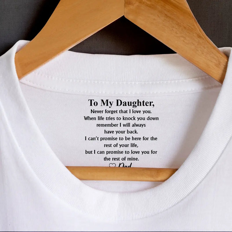 Dad - Sons,Gift For Son,Mom - Sons,Gift For Daughter,Dad - Daughters (Adult),Dad - Daughters (Young),Mom - Daughters (Adult),Mom - Daughters (Young),Grandpa - Grandkids,Grandma - Grandkids,Gift For Grandkids,Happy,Top Market - To My Son Daughter Never Forget That I Love You - Personalized T Shirt