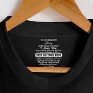 Gift For Son,Gift For Grandkids,Inspirational - To My Son Just Do Your Best - Personalized T Shirt