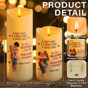 Gift For Couples,Gift For Husband,Gift For Wife,Gift For Boyfriend,Gift For Girlfriend,LGBT,Love - Together And Forever Yours - Personalized Flameless LED Candle