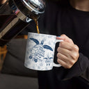 Gift For Yourself,Gift For Grandma,Love,Gift For Women - Toile De Jouy World Full Of Grandmas - Personalized White Edge-to-Edge Mug