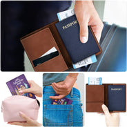Gift For Couples,Gift For Husband,Gift For Wife,Gift For Boyfriend,Gift For Girlfriend,Travel - Travel Our Adventure Book 3D Effect - Personalized Passport Cover, Passport Holder
