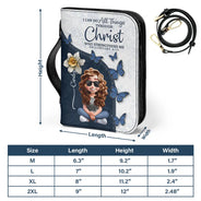 Christian,Gift For Yourself - Trust In The Lord With Birth Month Flower - Personalized Bible Cover