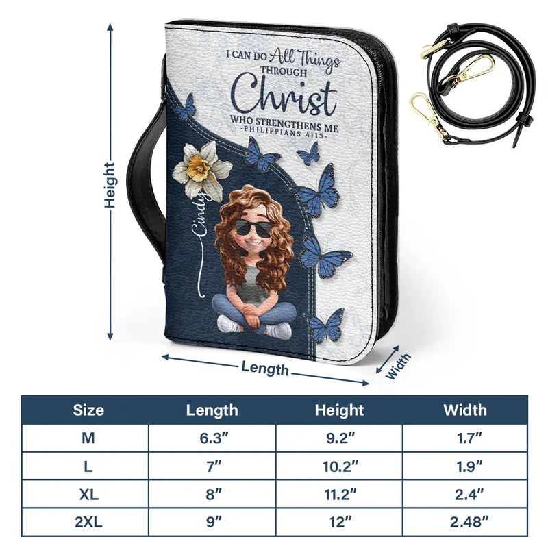 Christian,Gift For Yourself - Trust In The Lord With Birth Month Flower - Personalized Bible Cover