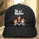 The Dogmother Dogfather - Personalized Vintage Washed Denim Cap