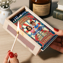 Gift For Couples,Old Couples,LGBT,Love - Annoying Each Other And Still Going Strong - Personalized Wooden Matchbox