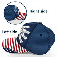 Gift For Husband,Parents,Gift For Yourself,Gift For Men,Gift For Grandpa,Gift For Father,Independence Day,Icon,Proud - US Flag Fist Bump Best Dad Ever - Personalized Classic Cap