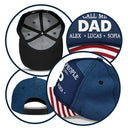 Gift For Husband,Parents,Gift For Yourself,Gift For Men,Gift For Grandpa,Gift For Father,Independence Day,Proud - US Flag My Favorite People - Personalized Classic Cap