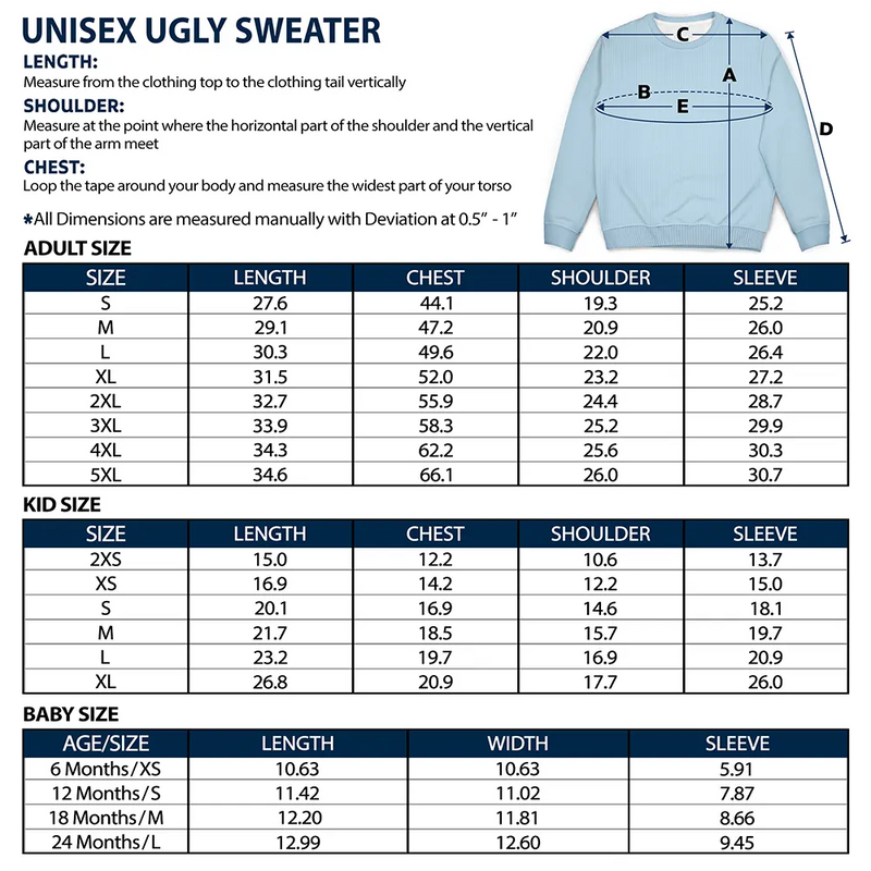 Gift For Grandma,Gift For Grandpa,Grandma,Grandkids,Grandpa,Happy,Christmas - My Grandkids - Personalized Unisex Ugly Sweater