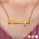 Gift For Yourself,Happy - Unleash The Creativity And Design Your Own Name Jewelry - Personalized Letter Necklace