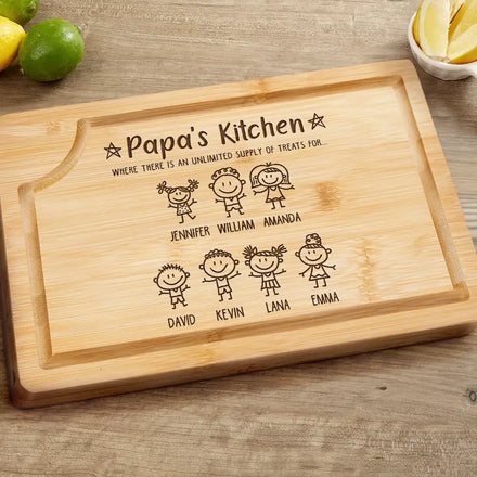 Unlimited Supply Of Treats - Personalized Wooden Cutting Board