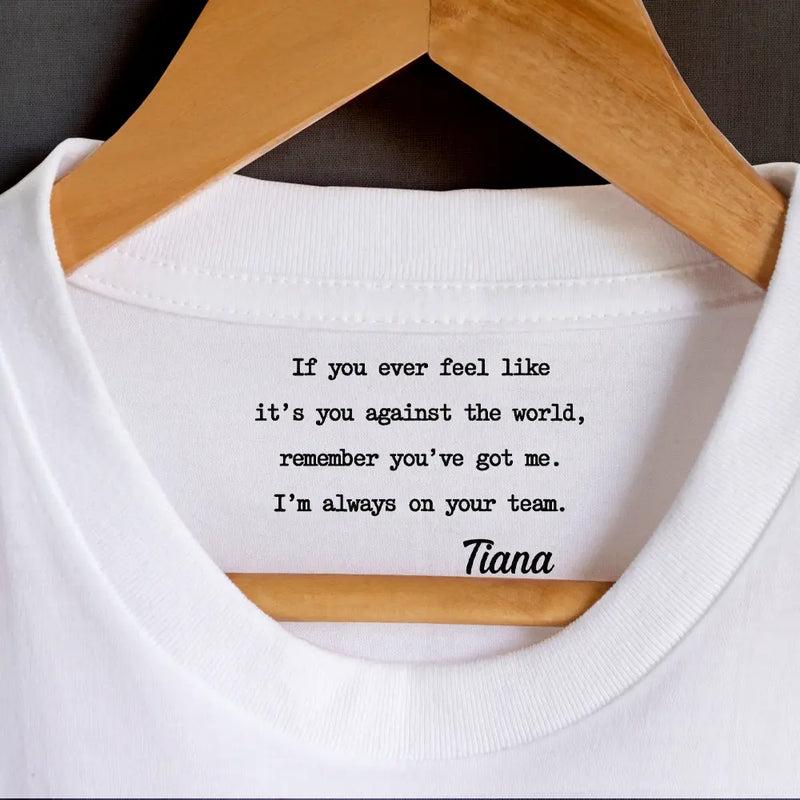 Gift For Daughter,Gift For Mother,Gift For Bestie,Love - Mom Daughter Remember I Always Be Here For You Emotional Support - Personalized T Shirt