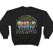 Out Of Breath Hiking Society Outdoor Friends - BFF Bestie Gift - Personalized Custom T Shirt