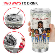 The Love Between Mother & Daughters Is Forever - Mother Gift - Personalized Custom Tumbler