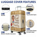 Just A Girl Boy Who Loves Travel Photography - Gift For Traveling Lovers - Personalized Custom Luggage Cover