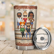 We're Not Sugar And Spice And Everything Nice We're Sage And Hood Sitting Best Friends - Bestie BFF Gift - Personalized Custom Tumbler