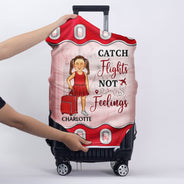 Just A Girl Boy Who Loves Traveling Cruising - Birthday Gift For Him, Her, Kid, Friends, Family, Trippin', Vacation Lovers - Personalized Custom Luggage Cover