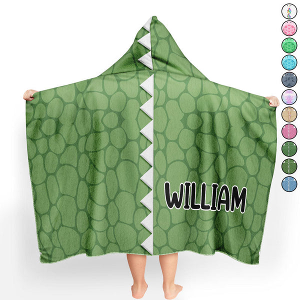 Kids Cosplay Animal At The Beach - Personalized Hooded Beach Towel
