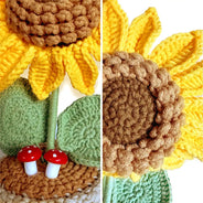 Mom - Daughters (Adult), Gift For Mother, Gift For Daughter, Love - Sunflower Sometimes You Forget You Are Awesome - Personalized Crochet Plant Pot
