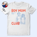 Custom Photo Outline Sketch Boy Mom Club Harder To Keep Alive - Personalized T Shirt