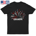 Gift For Husband,Gift For Men,Gift For Father,Gift For Grandpa,Independence Day,Proud - Grandpa Dad Firework Independence Day - Personalized T Shirt