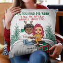 Thanks For All The Orgasms You're The Only One I Want - Christmas Gift For Couple - Personalized Custom Pillow