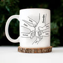 Hand In Hand, I Will Always Protect You - Birthday, Loving Gift For Mom, Dad, Papa, Nana, Grandma, Grandpa - Personalized Custom Mug