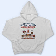 My Favorite People Call Me Papa - Birthday, Loving Gift For Dad, Father, Grandpa, Grandfather, Grandparents, Family - Personalized Custom T Shirt