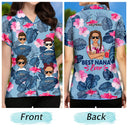 Best Mom, Nana, Auntie Ever - Birthday, Loving, Vacation Gift For Mother, Grandma, Grandmother - Personalized Custom Hawaiian Shirt