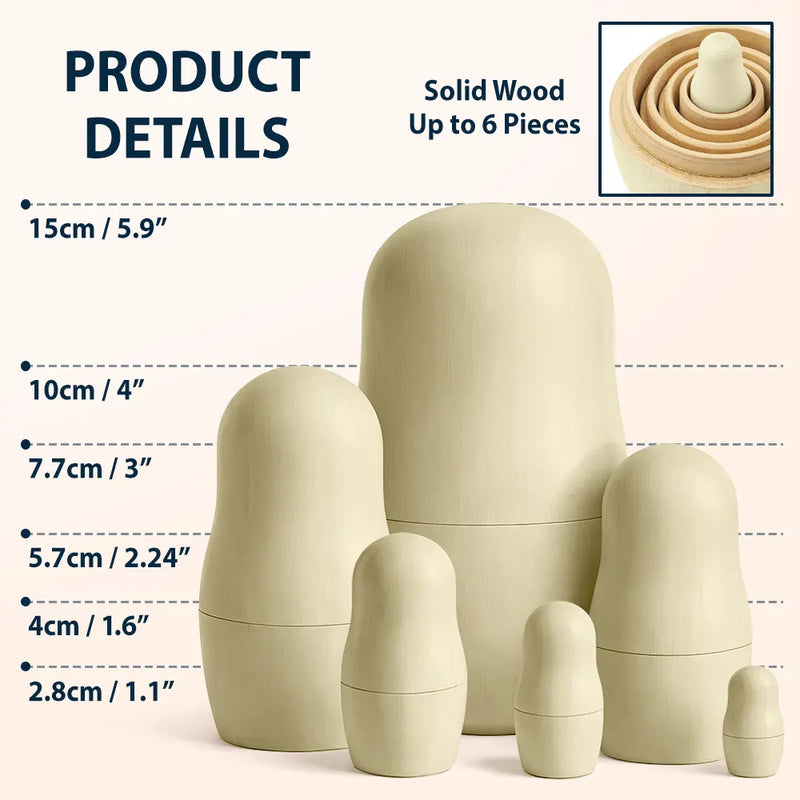 Family,Happy - Custom Photo Family Couple Besties - Personalized Portrait Nesting Doll