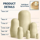 Family,Happy - Custom Photo Cartoon Full Portrait Family Couple Besties - Personalized Portrait Nesting Doll