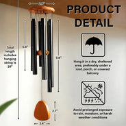 Sad,Memorial,Dog Lovers,Cat Lovers,Pet Lovers,Family,Parents,Gift For Grandparents - Custom Photo Memorial Your Wings Were Ready - Personalized Wind Chime