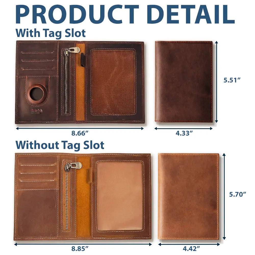 Gift For Yourself,Gift For Women,Gift For Men,Happy,Travel - 3D Effect Travel Woman Man - Personalized Leather Passport Holder