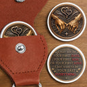 Christmas,Romantic,Gift For Couples,Icon - Vintage Couple Holding Hands I Want To Be Your Last Everything - Personalized Leather Pocket Hug