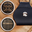 Gift For Brother,Gift For Cousin,Christmas,Gift For Sibling,Proud,Icon - Vintage Once A Brother Always A Brother - Personalized Leather Pocket Hug