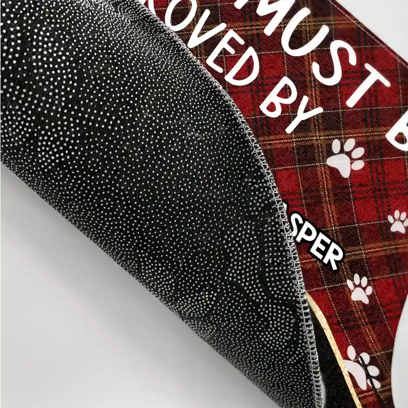 Funny,Dog Lovers,Pet Lovers,Cat Lovers - Visitors Must Be Approved By The Dogs - Personalized Doormat