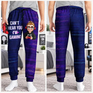 I Am Gaming Do Not Disturb 3D Effect Gamer - Personalized Sweatpants