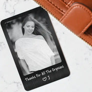 Anniversary,Christmas,Custom Photo,Gift For Couples,Gift For Him,Gift For Husband,Romantic,Top Market,Upload Full Photo - Anniversary Gift For Husband, Boyfriend - Personalized Custom Photo I'm Yours No Refunds Aluminum Wallet Card