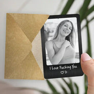 Anniversary,Christmas,Custom Photo,Gift For Couples,Gift For Him,Gift For Husband,Romantic,Top Market,Upload Full Photo - Anniversary Gift For Husband, Boyfriend - Personalized Custom Photo I'm Yours No Refunds Aluminum Wallet Card