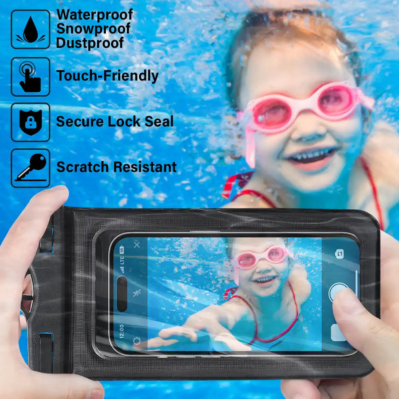 Just A Girl Boy Who Loves Beaches - Personalized Waterproof Phone Pouch
